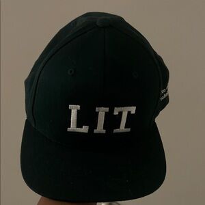 Dark Green 'LIT' Baseball Cap